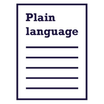 A plain language document. 